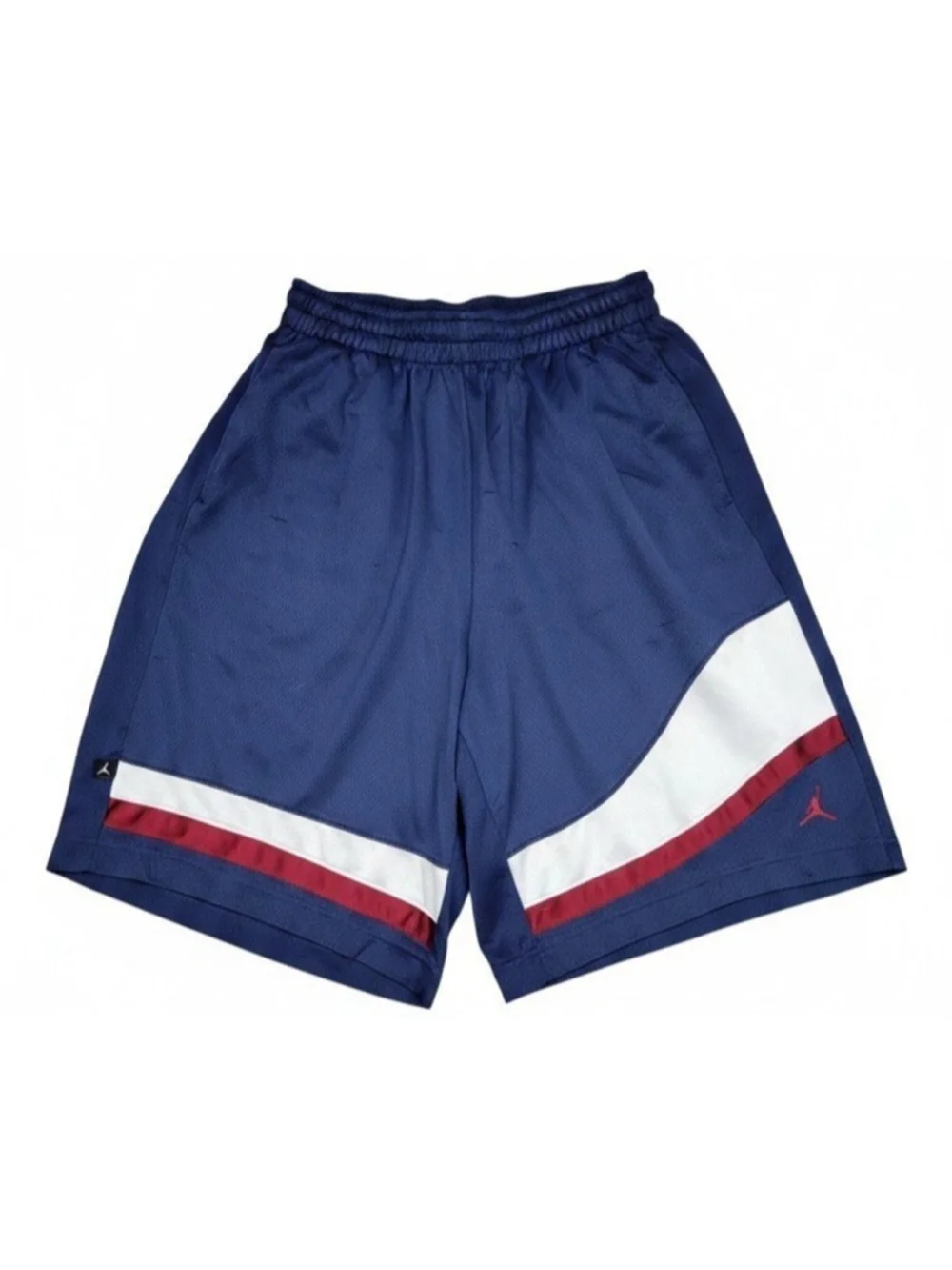 Nike Jordan Dri-FIT Basketball Jumpman Blue Colorblock Shorts Size Large Pre-own